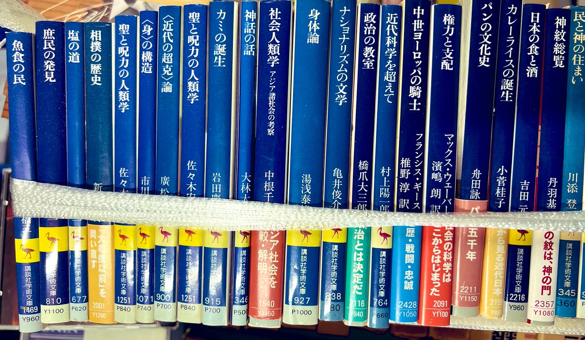 講談社学術文庫、まとまって入荷しました。 哲学・思想・歴史・社会学