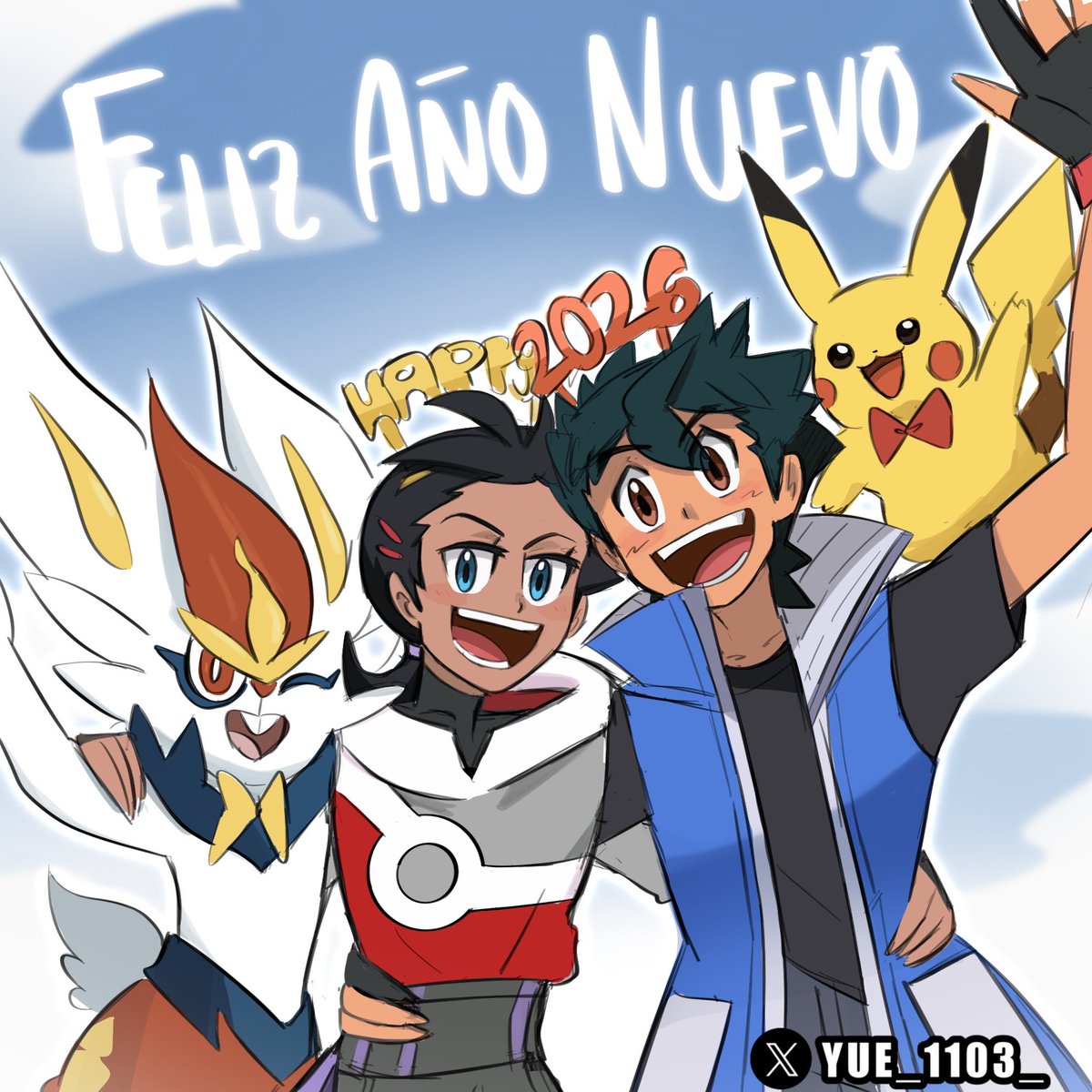May everyone have a Happy New Year 2026!!
🎊 
My best wishes to all of you this upcoming year! ❤️ 

#pokemon #AshKetchum #satogou #HappyNewYear2026