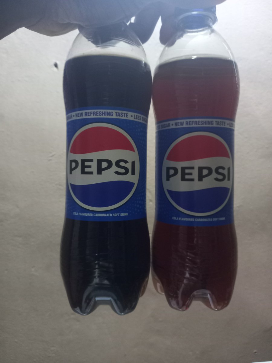 I got 2 plastic bottles of Pepsi (none expired) from different shops but with clear colour difference. Not concluding anything, just flagging publicly for <a href="/Pepsi_Naija/">Pepsi Nigeria</a> in case it's a manufacturing/storage issue. Better to clarify early than jump to wrong conclusions later.