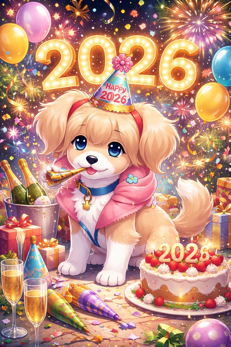 🎉 Happy New Year, Waggers! 🍾

🕯️ <a href="/WagLayLa/">WagLayla</a> is so ready for 2026! 🌑