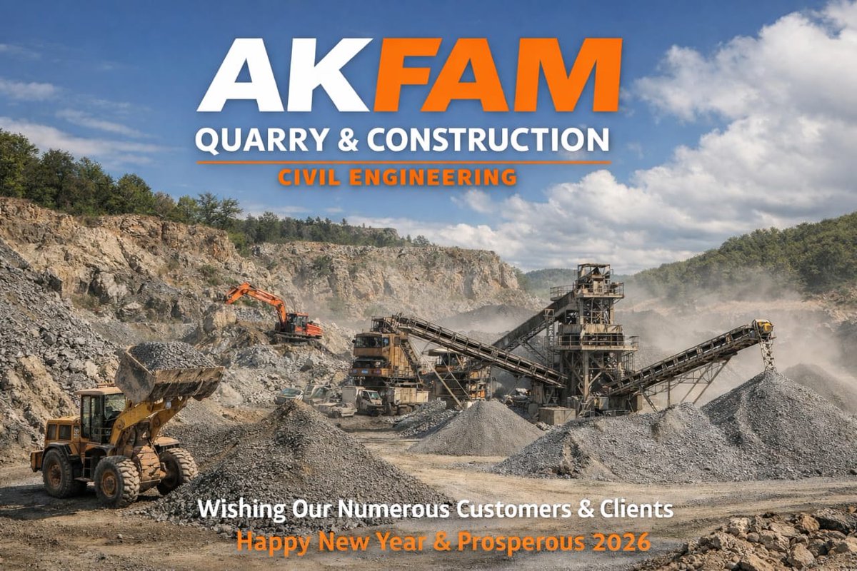 yomi_dami's tweet photo. Happy New Year! 🎉

Akfam Quarry &amp; Construction Civil Engineering wishes our valued clients, partners, and stakeholders a prosperous New Year filled with success, growth, and new opportunities

Thank you for your trust and support, together, we look forward to building stronger https://t.co/MeFVjogOm5
