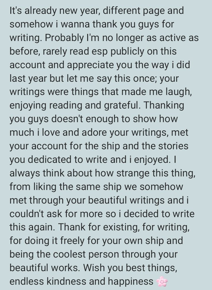 senaraigari's tweet image. 💌: 
@hivemeup @heetrouvaille @butttertosti @gamjanuim @kireidattes @comeherest @whatthemoonsaid @lalacation @Iokakarya @oceanwavescent @meongcapek @greaberfeld @crownedrage @hoondubujjigae @k4tsukale @lumineiges @greaberfeld @muettemarine @illiciteffair 
Thanks for everything 🌸