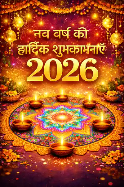 आप सभी को नववर्ष 2026 की हार्दिक बधाई एवं शुभकामनाएँ..!
#HappyNewYear2026