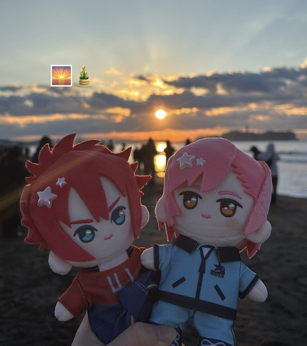 初日の出見に行ってきたー❕
今年も仲良くしてください（╹◡╹）♡