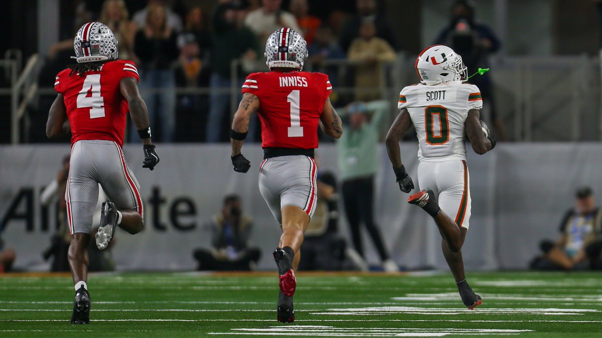wisejohnp's tweet image. Two quick TDs put Miami up 14-0 over Ohio State early in the second quarter. ⁦@wsyx6⁩