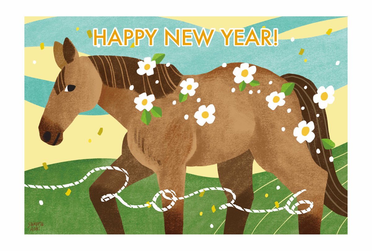 あけましておめでとうございます🌅
今年はもっと絵を描くぞー！よろしくお願いしまーす☺️