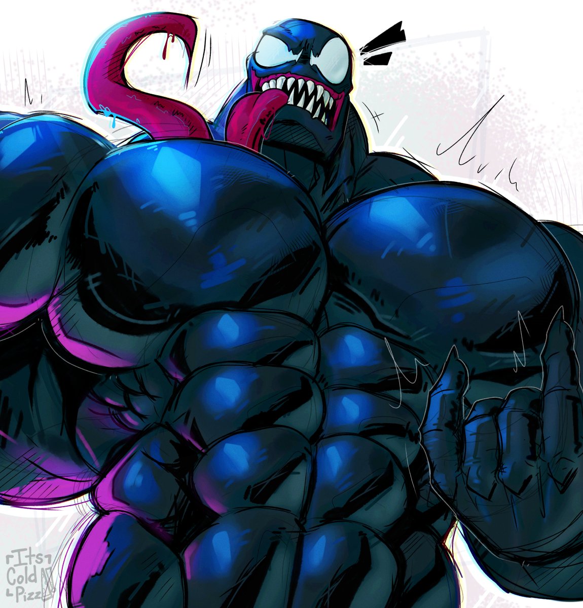 Its_ColdPizzArt's tweet image. ending the year with papa venom 🤘