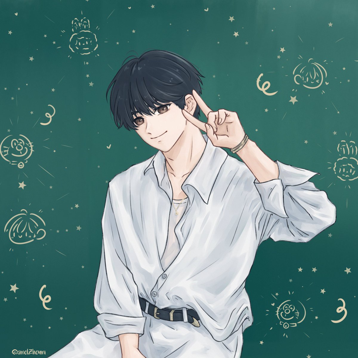 smolZhoumi's tweet image. Happy 2026! 🥳🎊
#HappyNewYear2026 #HappyNewYear #ZHOUMI