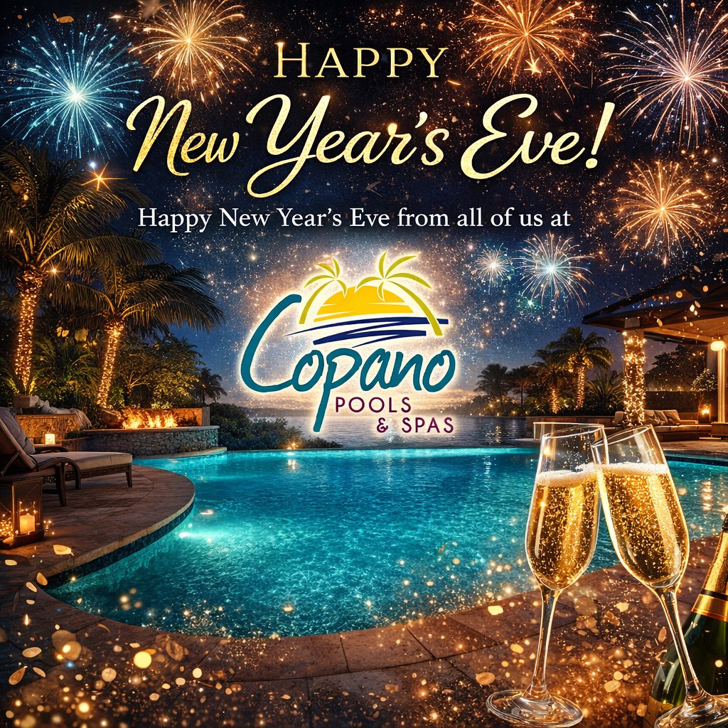 CopanoPools's tweet image. 🎉 Happy New Year’s Eve! 🎉
 🥂✨

From all of us at Copano Pools &amp;amp; Spas!

#HappyNewYearsEve #CopanoPoolsAndSpas #CheersToTheNewYear #PoolsideLiving #BackyardGoals #NewYearNewDreams #LuxuryPools