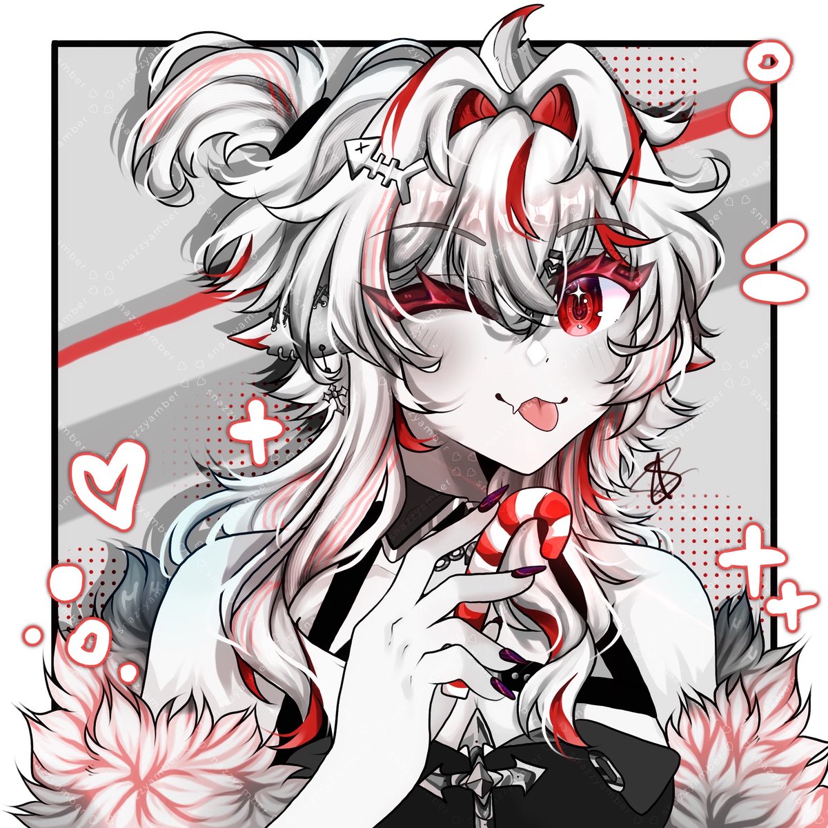 happy new years !!
gift art for <a href="/sharkyyuna/">Yuna 🦈💥 | TOMBOY V-ARTIST</a> 🔥❤️

#art #vtuber #envtuber