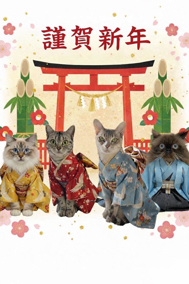 BASTET20230604's tweet photo. あけましておめでとうございます。
本年もどうぞよろしくお願いします。 https://t.co/Hx1ymBtfxk