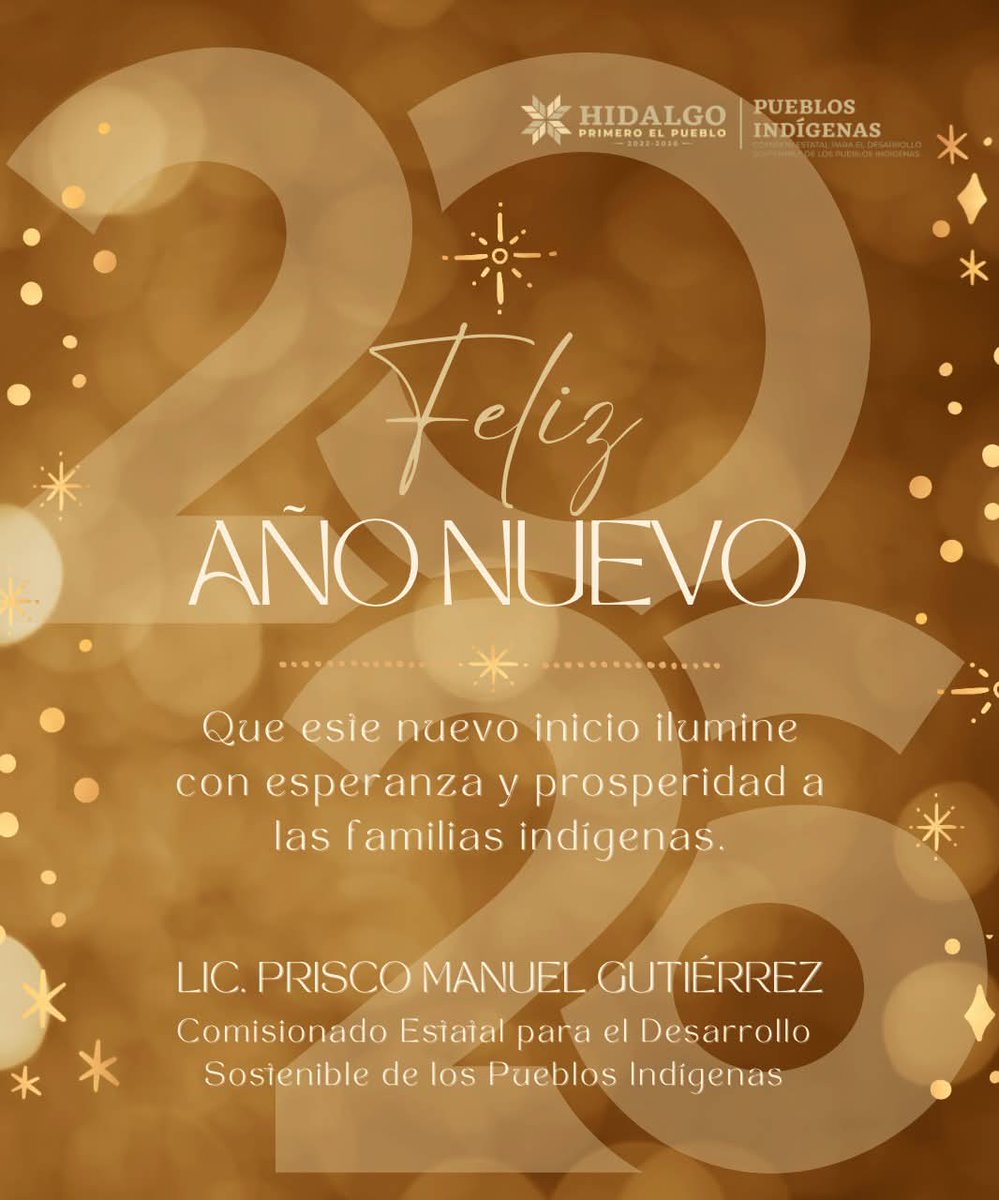 cedspi's tweet photo. Nuestro sentir está con los pueblos indígenas.
¡Que el 2026 nos traiga lo mejor!

#FelizAñoNuevo2026 https://t.co/fWm3i6a48h