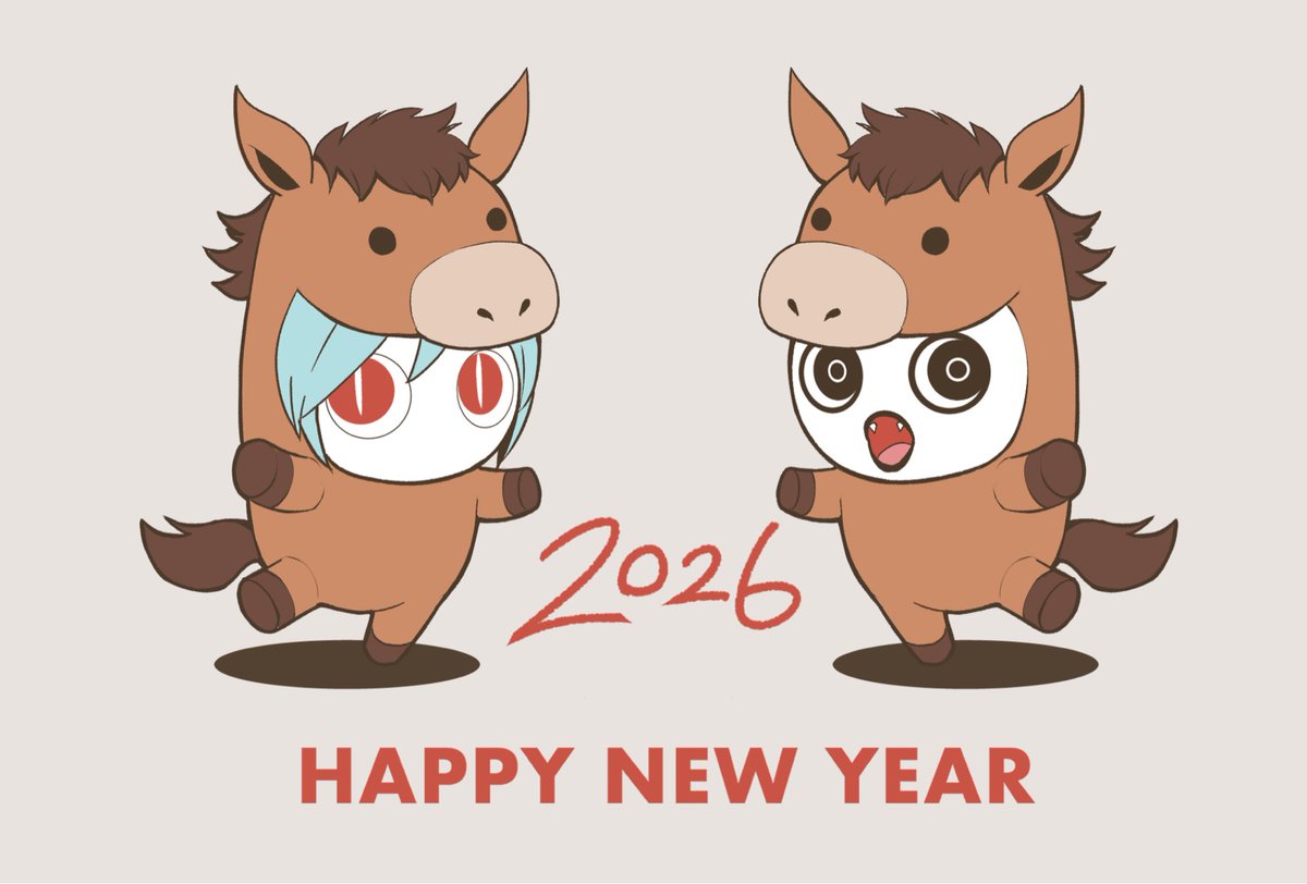 HAPPY NEW YEAR 2026🐴 https://t.co/KP9CF75IHU