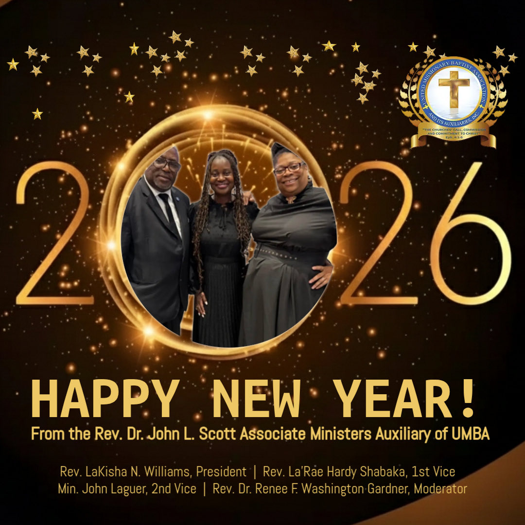 HAPPY NEW YEAR from the JLS Associate Ministers Auxiliary of the <a href="/umbachurches/">UMBACHURCHES</a> 
#newyear #newyear2026 #happynewyear