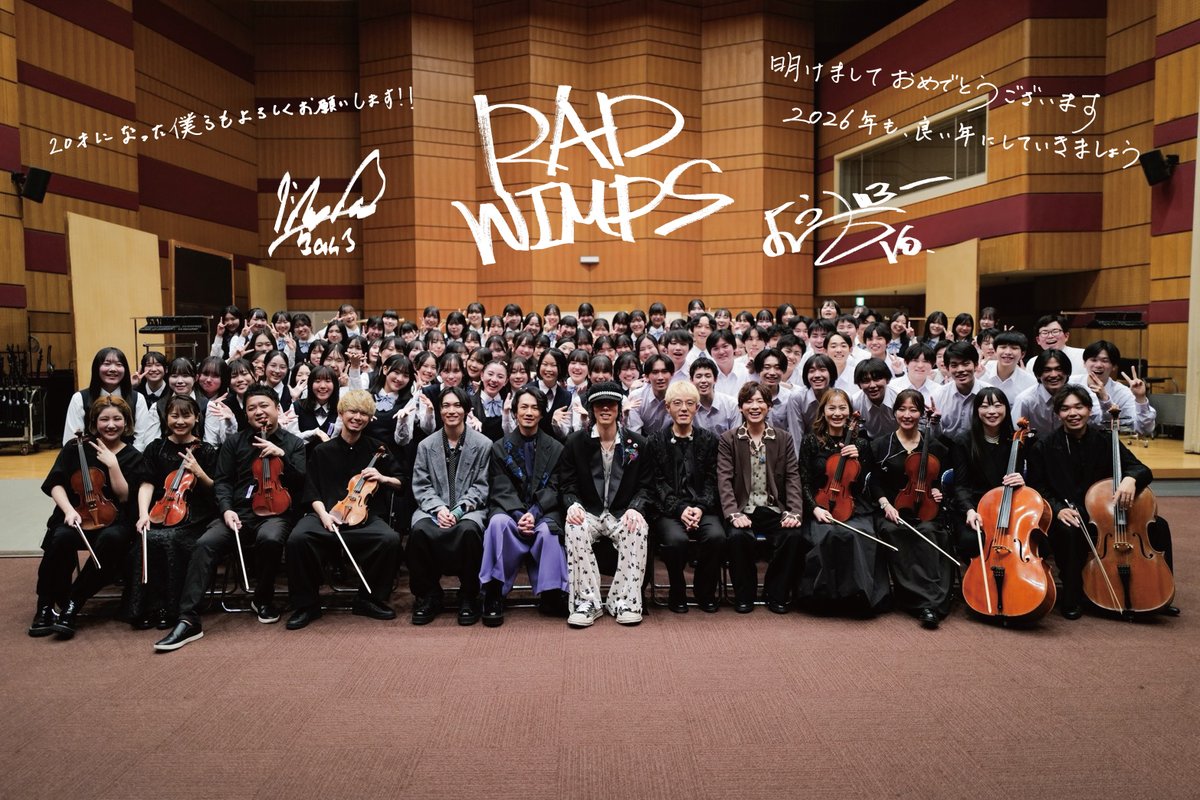 新年明けましておめでとうございます。本年もよろしくお願いします！

Happy New Year 2026!
May your year be bright and happy!

#RADWI...