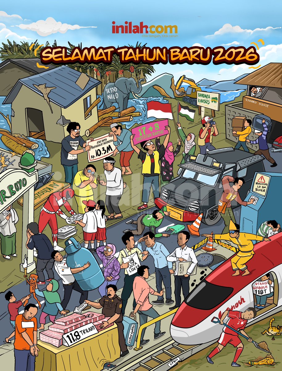 Tahun 2025 telah menjadi saksi atas berbagai peristiwa, tantangan dan pencapaian bagi peradaban.

Selamat Tahun Baru 2026. Semoga tahun ini membawa stabilitas, kemajuan, dan kesejahteraan yang lebih merata bagi seluruh lapisan masyarakat. Indonesia menjadi rumah yang aman dan