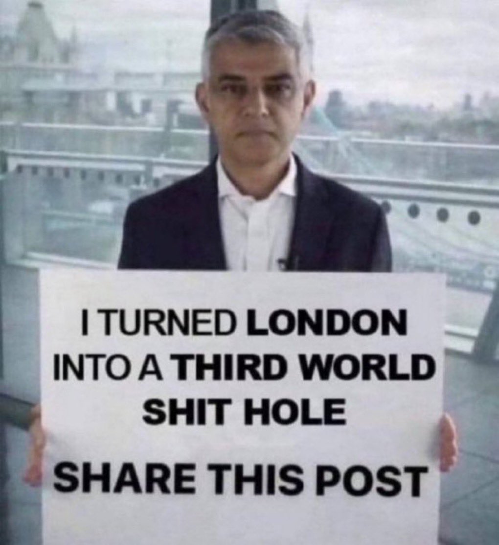 consumer_common's tweet image. I hate Sadiq Khan with a passion. 
RT if you agree.