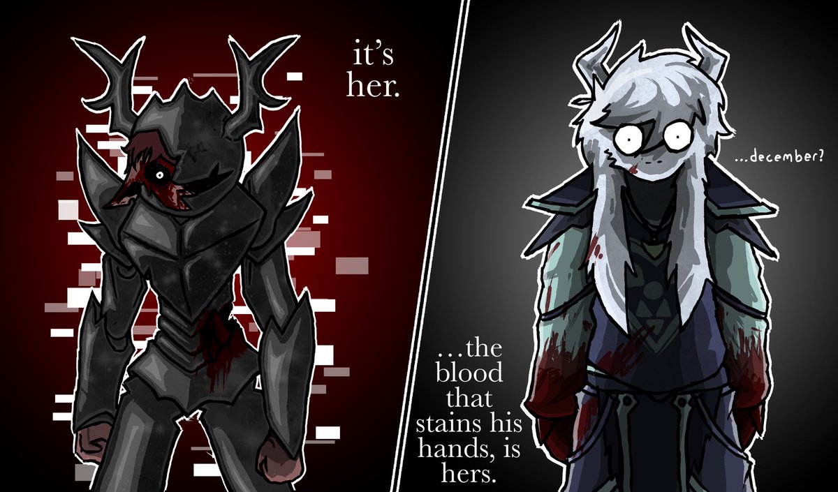 DAY 31 - THE MASK SHATTERS, THE EYES SEE CLEAR.

[#dessrielcember #dessriel #deltarune]