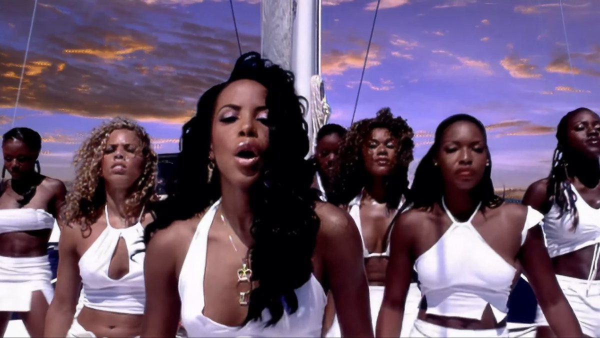 forbbygrlaali's tweet image. Aaliyah’s “Rock The Boat” (2001)