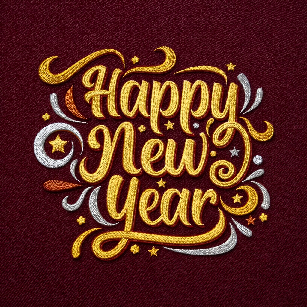 Happy New Year from The Moritz Embroidery Works! 🎉