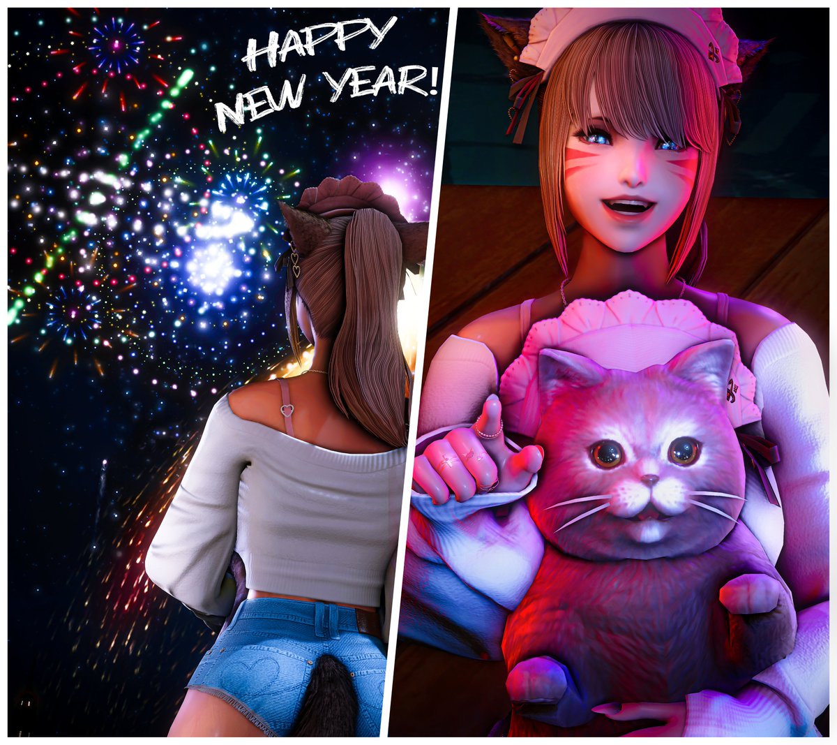 twabblemaker's tweet image. UWAAAH~ Look at the pretty fireworks!!

I made so many fun memories this year, I plan to continue sharing more with all of you~❤️

Happy New Year! ᓚ₍⑅^..^₎