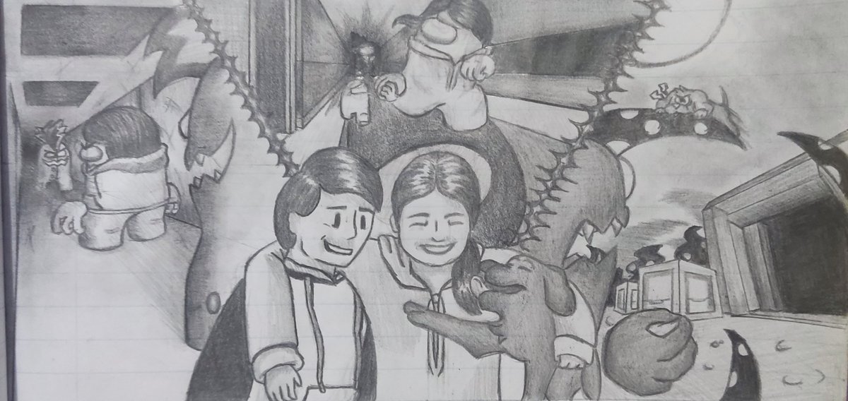 Nos despedimos del año con este último dibujo 😊
Agradecerles por los 100 seguidores!!
#AmongUs #amongusOC #Amongusart