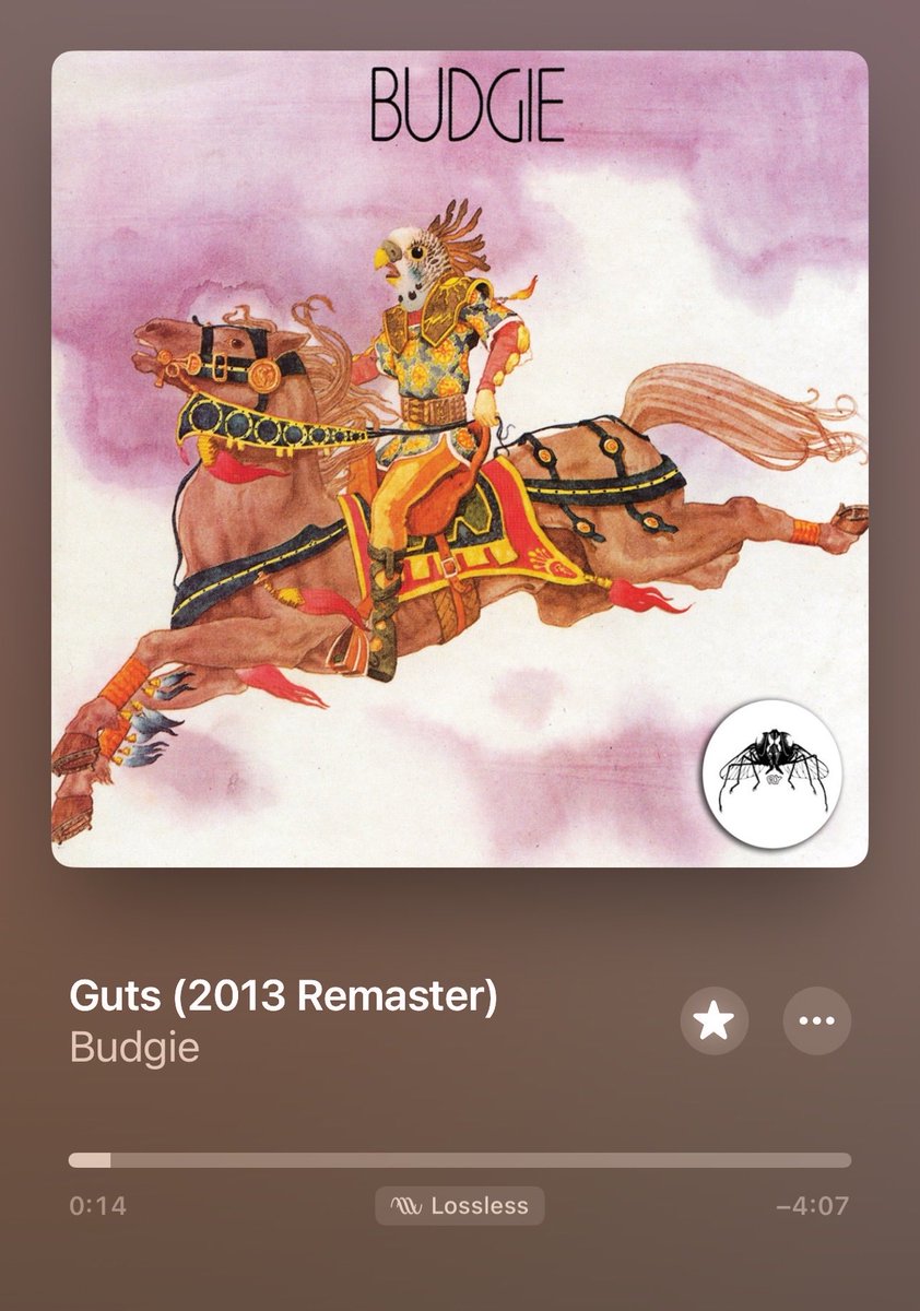 drrckbr's tweet photo. “You’ve got me living in sin”

Budgie - Budgie
🇬🇧
1971

Playing this one recently also inspired this run. First to the punch in 1971 was Budgie. Great band, released an album about every year in the 70s. This is the fifth metal album. #5

#MetalHistory #70smetal #wantedlist https://t.co/0NkoMfKBNs