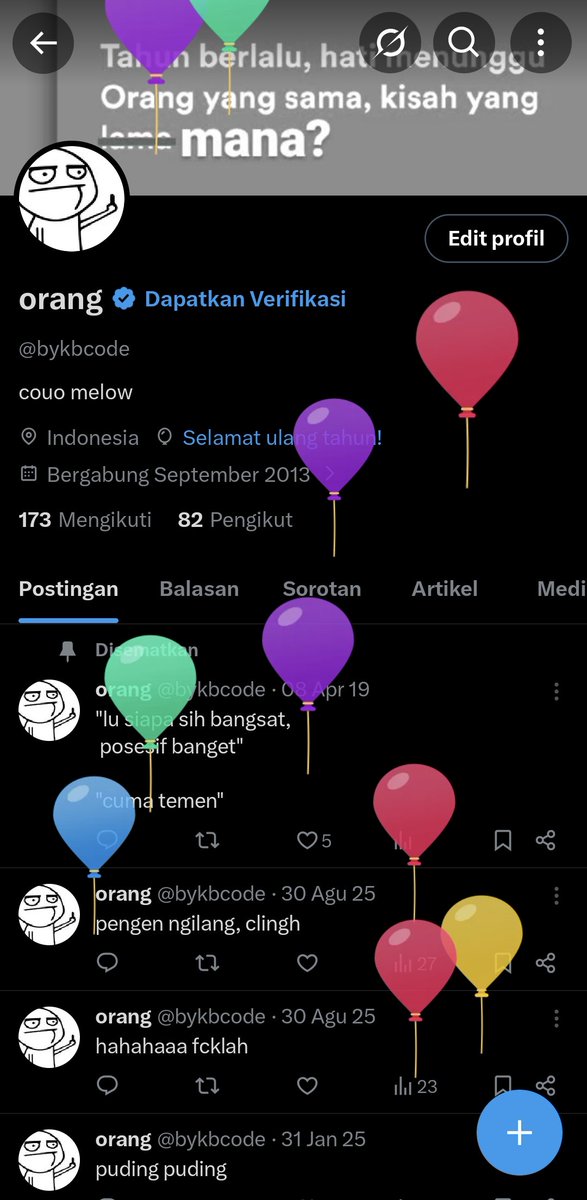 bykbcode's tweet photo. jualan balon setahun sekali https://t.co/fzFaSrYSvY
