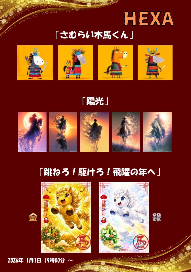 新春さいしょのNFT🤗🎉

本日19時から⏰
