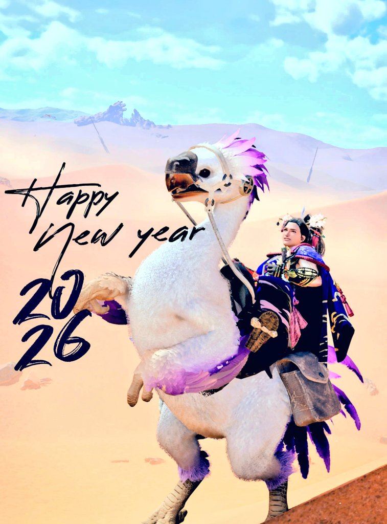🎍新年明けましておめでとうございます
本年もよろしくお願いいたします☺
#MonsterHunterWilds
#MHWilds