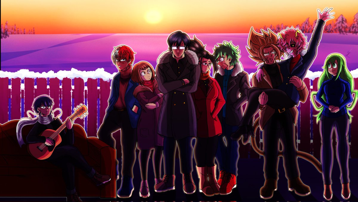 Feliz año nuevo a todos ustedes y por un 2026 lleno de vida y prosperidad animo 🎉🎉!! #anime #fanart #comics #manga #mhafanart #BNHA #MyHeroAcademia #animefanart #fanart #ComicArt #DragonBallSuper