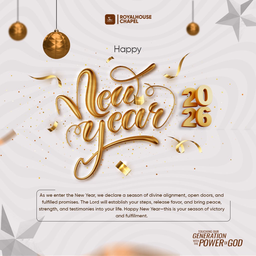 rcc_el's tweet photo. others rosa_city_church_east_legon Happy New Year 2026!
• We declare a season of divine alignment, open doors, and fulfilled promises.#royalhousechapel #rosagh #rosatvofficail #wmg https://t.co/1BCxezsTew