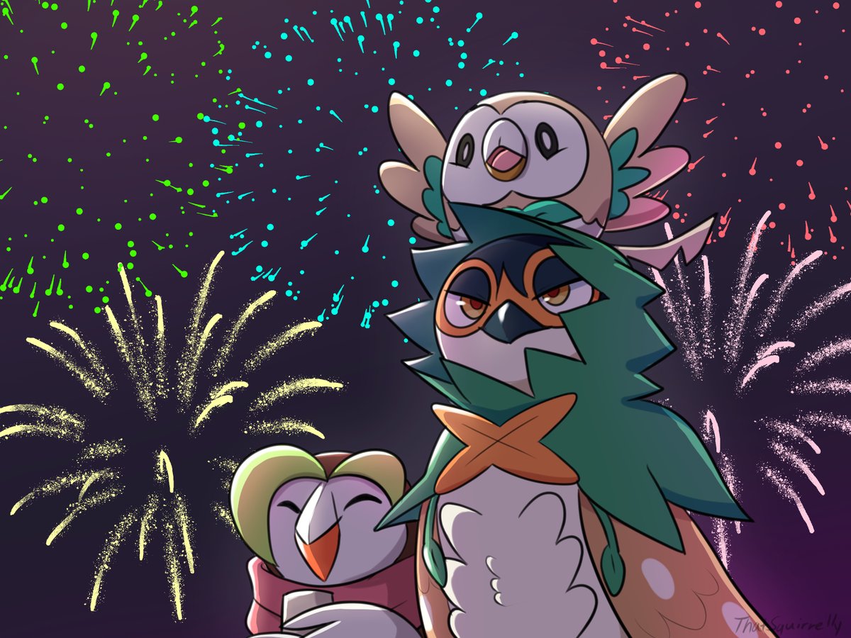 ThatSquirrelly's tweet image. Happy New Year everyone! 🎊🎉🎇