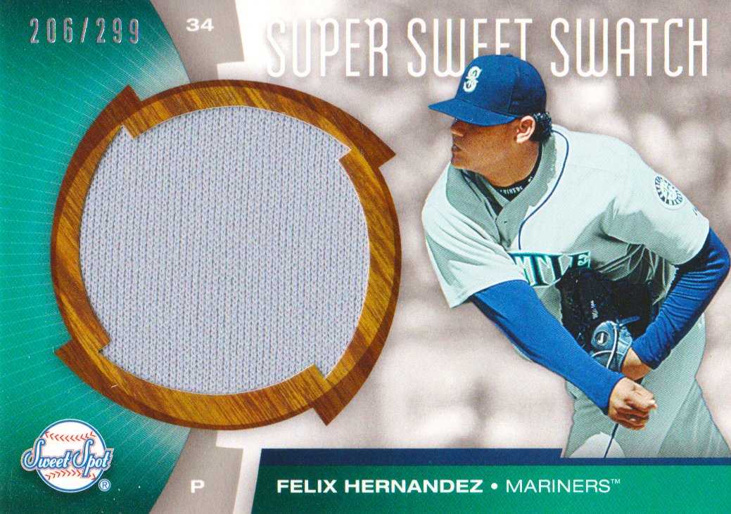 BenPSA10's tweet image. Check out Felix Hernandez Jumbo Patch - Upper Deck 2006 Super Sweet Swatch /299 SW-FH ebay.us/m/MLj2Kk 

#eBay #BaseballCards #SportsCards #TheHobby #Collect #UpperDeck #Patch #Relic #FelixHernandez #Mariners #Memorabillia