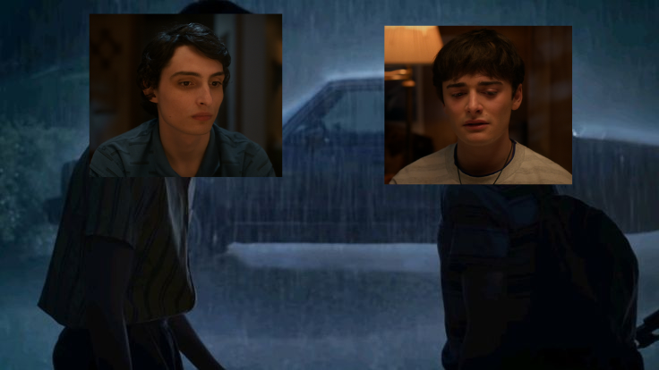 a_ghostly_scene's tweet photo. BYLER IN 10 YEARS:  

will: i mean what did you think, really? that i was never gonna date? that we were just gonna sit in your basement all day and play games for the rest of our lives?  

mike: yeah. i guess i did. i really did. https://t.co/dyfJCZ7t4p
