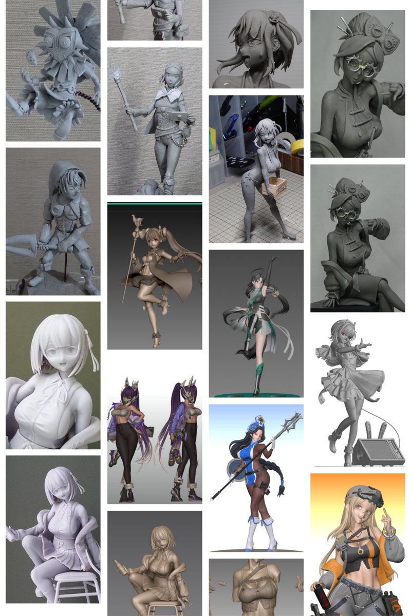 【原型師になりました】

初めて粘土で1体作り上げてから約４年、原型師目指して色々やってきましたが．．．

今年度より会社員原型師として働くことになりました！

これまで自分の趣味制作を見てくれた方、応援やアドバイスして頂いた方々、本当にありがとうございます！

←2021　　　　　2025→