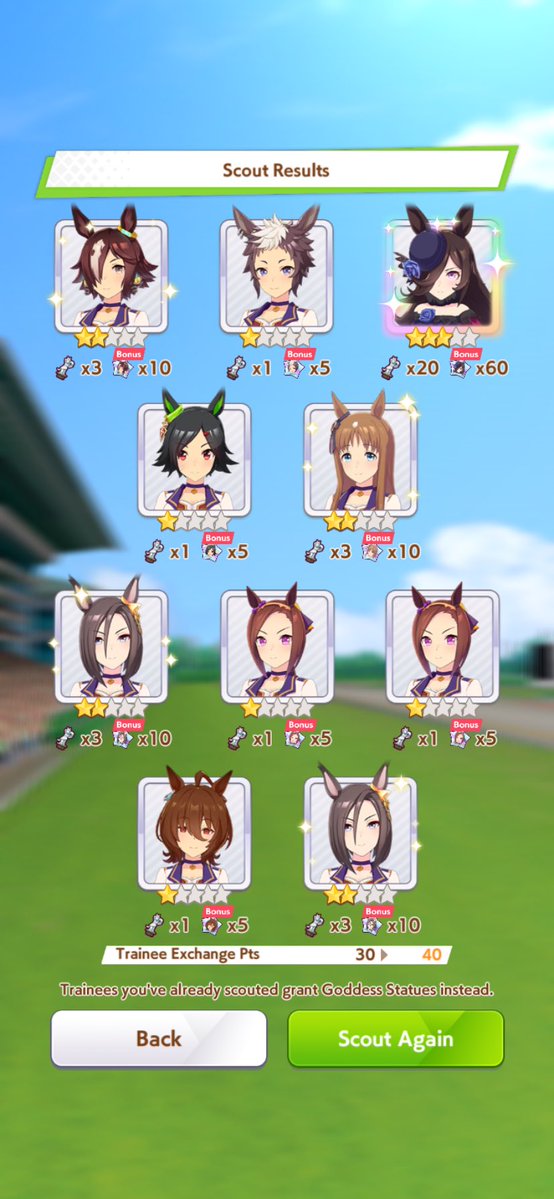 Did a 10-pull for New Years 2026 and this is what I got

#umamusumeprettyderby
#umamusume 
#NewYear2026