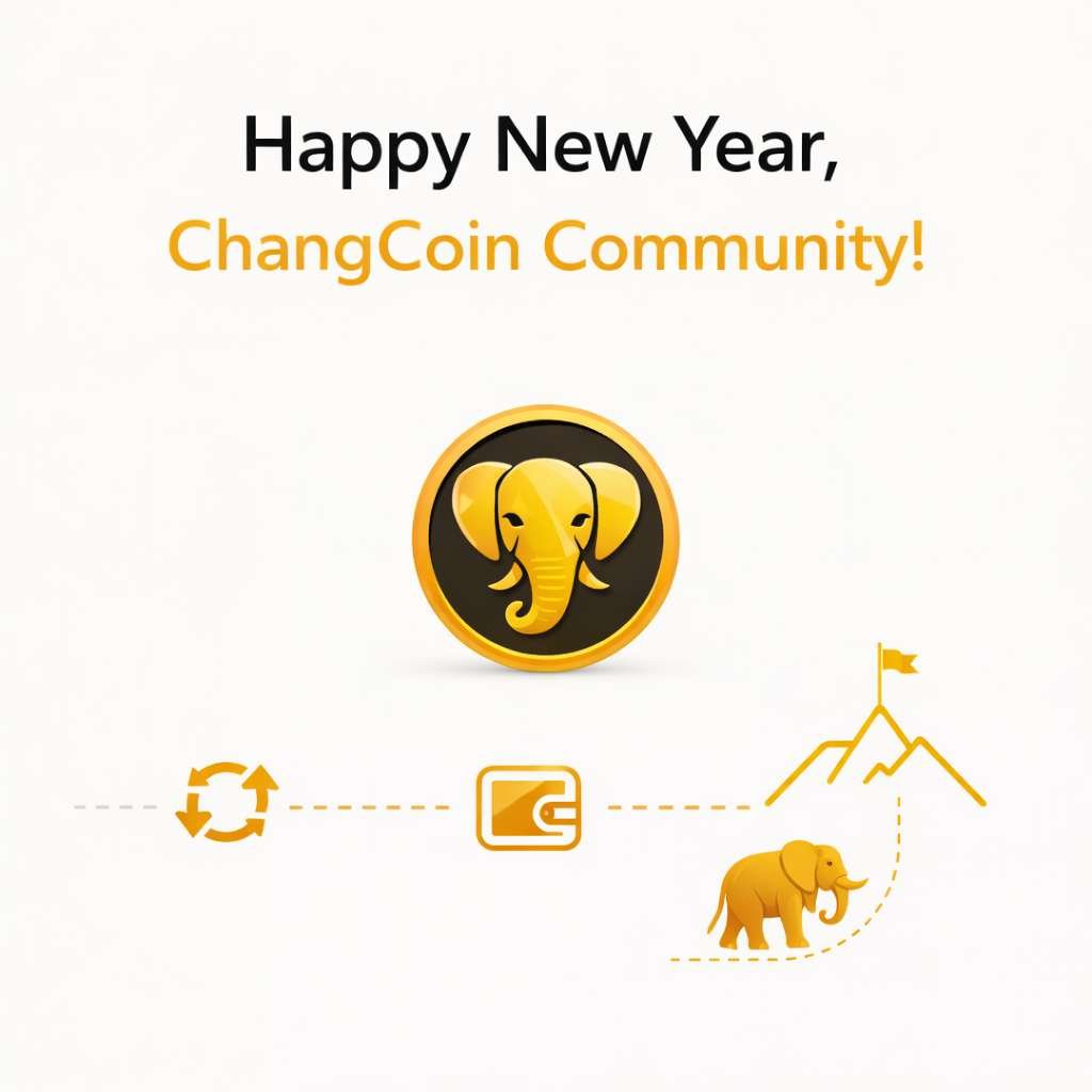 ChangcoinC's tweet photo. 🎉 Happy New Year, ChangCoin Community 📷 Thank you for your continued trust and support. This year, we move forward with focus and commitment, building step by step according to our roadmap.  Let’s grow, build, and move forward together in 2026. 📷 🚀 https://t.co/fXzreioqN2