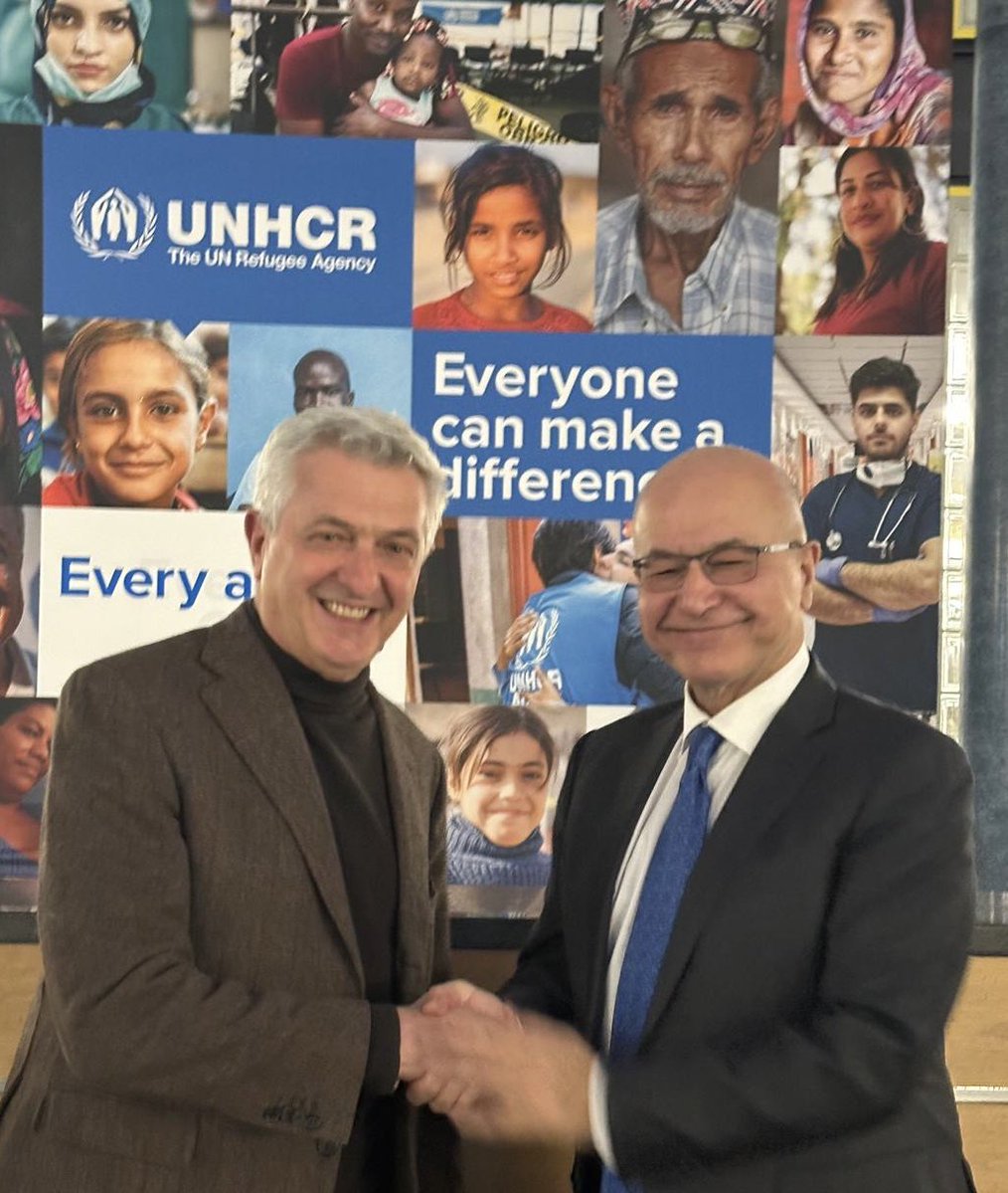 Godspeed, strength and best wishes to you, <a href="/BarhamSalih/">Barham Salih</a>, as you start your tenure as the 12th <a href="/UN/">United Nations</a> High Commissioner for <a href="/Refugees/">UNHCR, the UN Refugee Agency</a>!