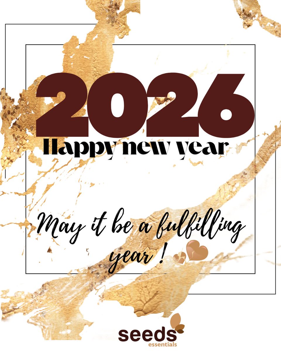 SeedsSheaButter's tweet photo. This says it all .... 

May the new year be beautiful, fulfilling, blessed and amazing.

Welcome 2026 💕 https://t.co/SrXRXjmA4B