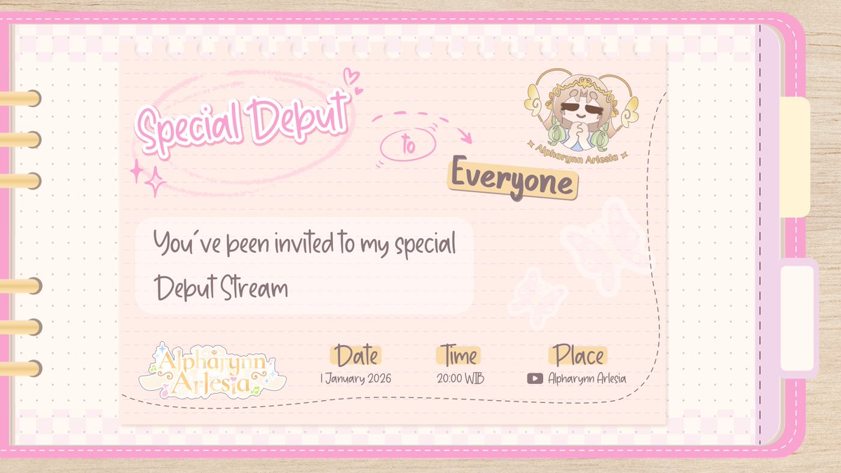 【DEBUT V2 ANNOUNCEMENT 】
E-etto haii!, hari ini adalah hari ulang tahunku sekaligus Debut Model V2🍀. 

Aku mengundang semuanya untuk datang ke acaranya yang akan diadakan pada:

🗓️: 1 Januari 2026 (Hari ini mheheh)
⏰: 20:00 WIB (GMT+7)
📍: youtube.com/live/LoqqY2oA7…