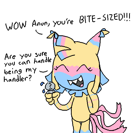 Bawkweb's tweet image. To celebrate the new year have some weird big yatta art i did a long while back for no reason in particular (haha)