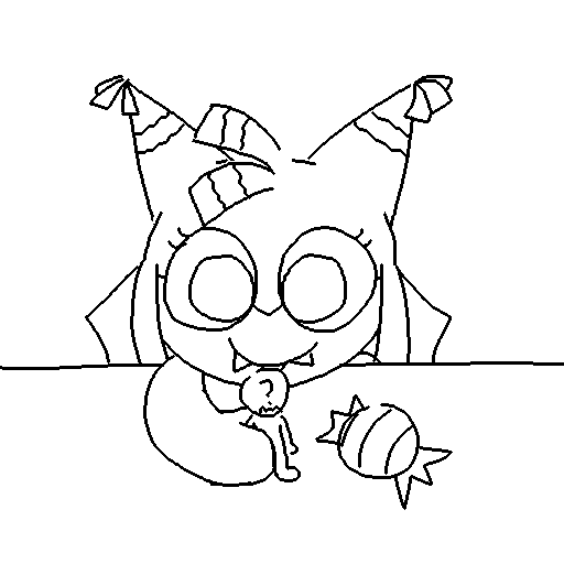 Bawkweb's tweet image. To celebrate the new year have some weird big yatta art i did a long while back for no reason in particular (haha)