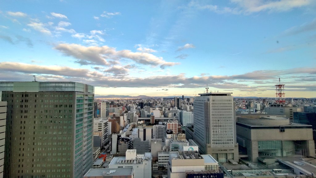 2026年1月1日只今の景色。今年はどんな風に街が変わっていくでしょうか