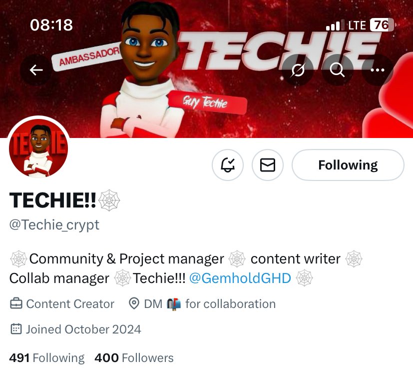 TECHIE!!🕸️ tweet media