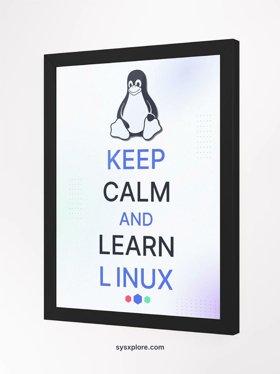 Keep Calm and Learn Linux🐧