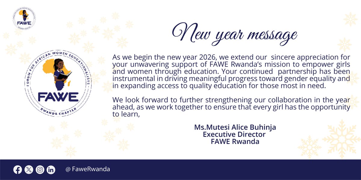FAWE Rwanda tweet media