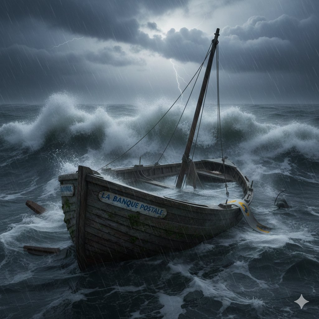 Lou_gmail's tweet image. Le naufrage est de retour ! @LaBanquePostale