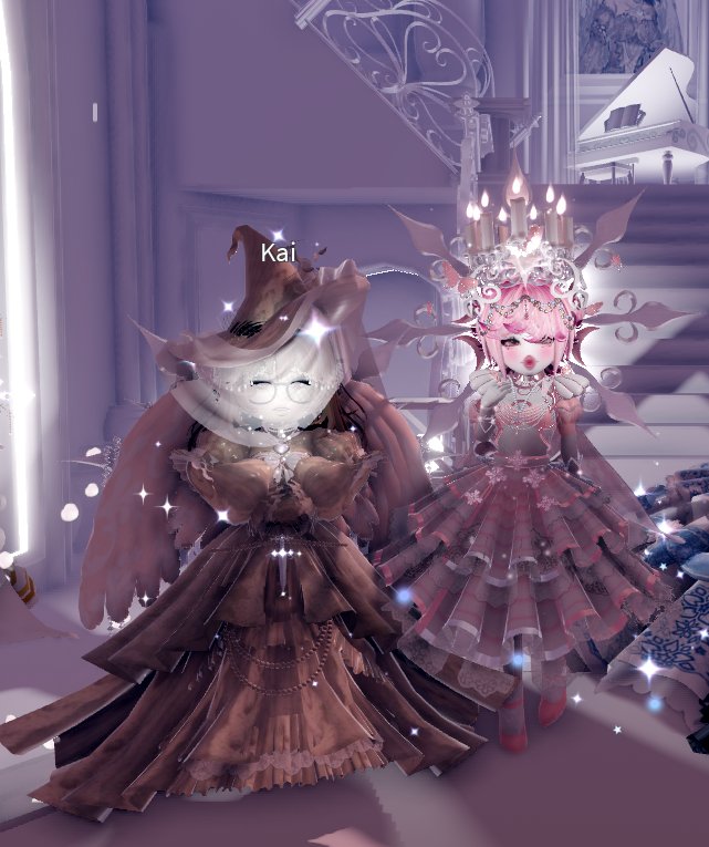 DebninaNath's tweet photo. Had sm fun while touring @kai4kws 's WIP BALLROOM!! Felt like a princess fr fr <3 <3

Also got @neopolitime in there with us!! :3 https://t.co/GMGf1Es1yy