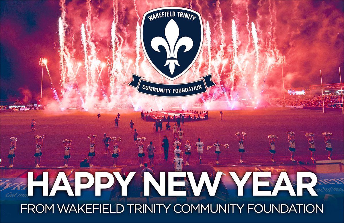 ❤️🤍💙 Happy New Year from the Wakefield Trinity Community Foundation!

🙌 We hope you all have an amazing 2026! 

#UpTheTrin